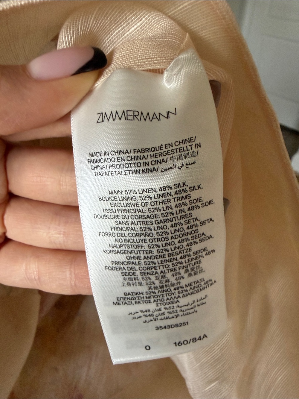 Zimmermann Illuminate Draped Minidress colour Ivory Tropical - Picture 4 of 7